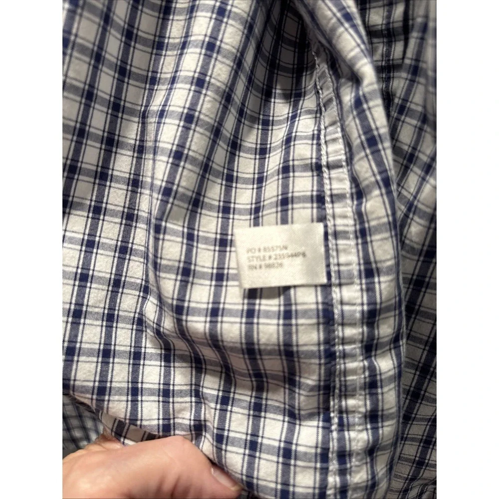 US Polo Assn Button Down Shirt Men's 3XL Plaid Embroidered Pony Short Sleeve
